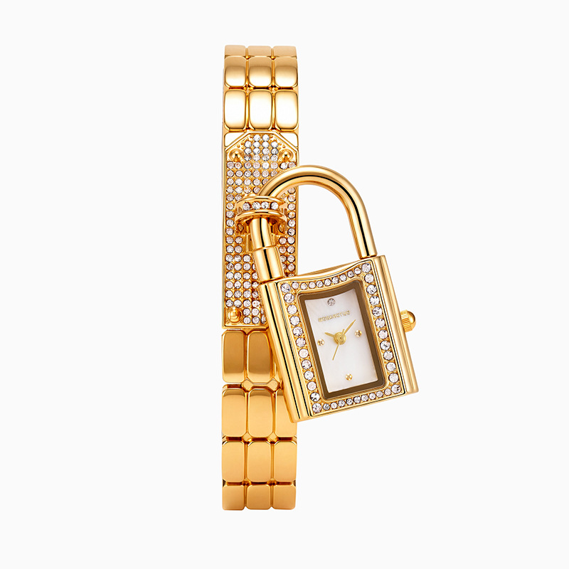 Luxury Watch Square - Reloj de pulsera de cuarzo para