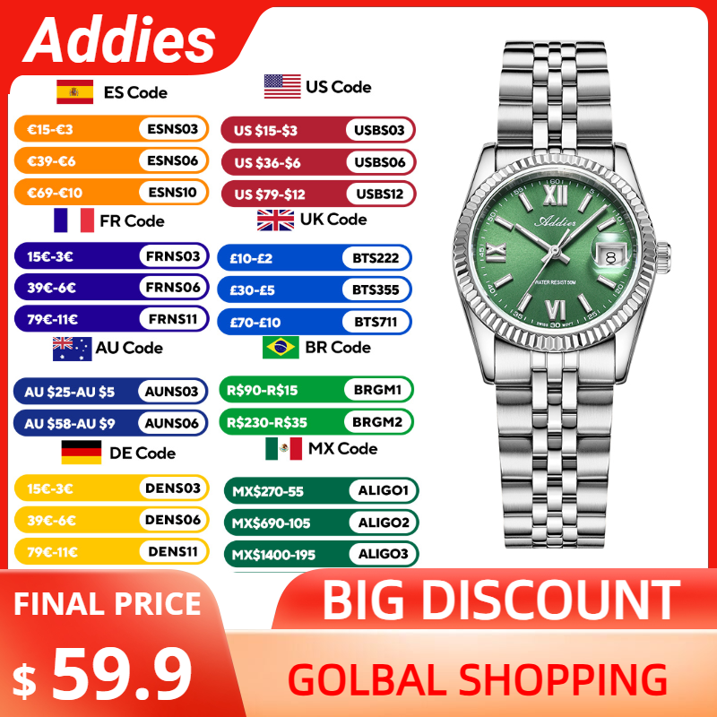 Luxury Watch And Bracelet - Reloj de lujo Addies de alta