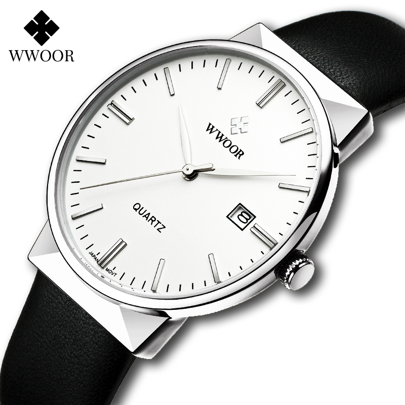 Luxury Watch And Price - WWOOR-Reloj de pulsera de cuero genuino