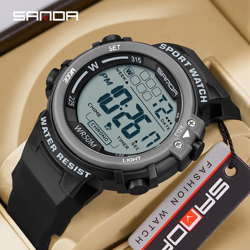 Luxury Watch G Shock - SANDA-Reloj deportivo de lujo para Hombre,