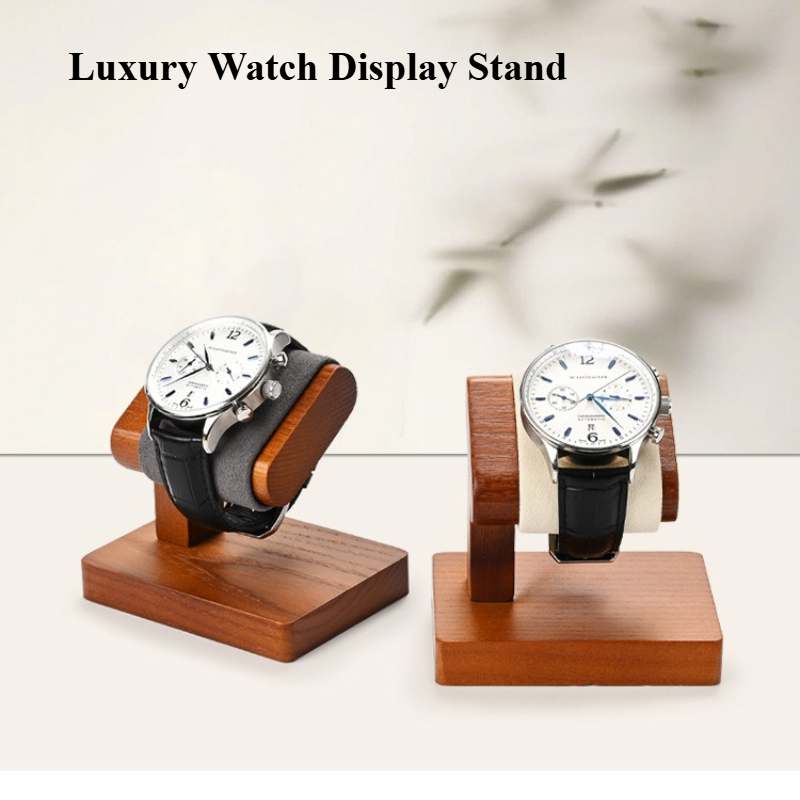 Luxury Watch Stand - Exhibidores de Relojes de Madera Sólida