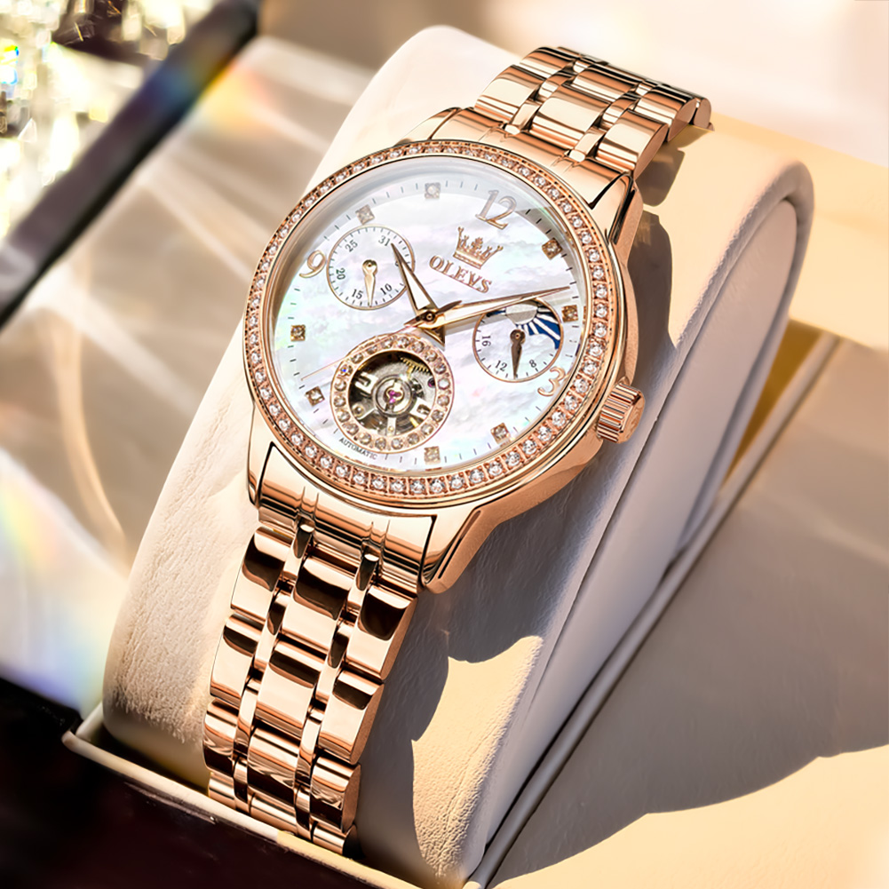 Luxury Watch And Bracelet - Relojes OLEVS para mujer, marca superior,