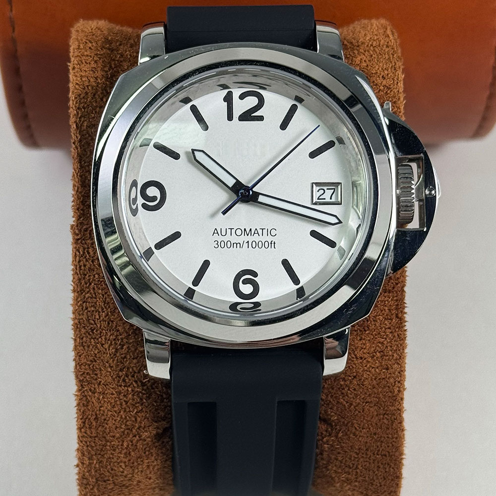 Luxury Watch In China - Reloj mecánico automático plateado con movimiento