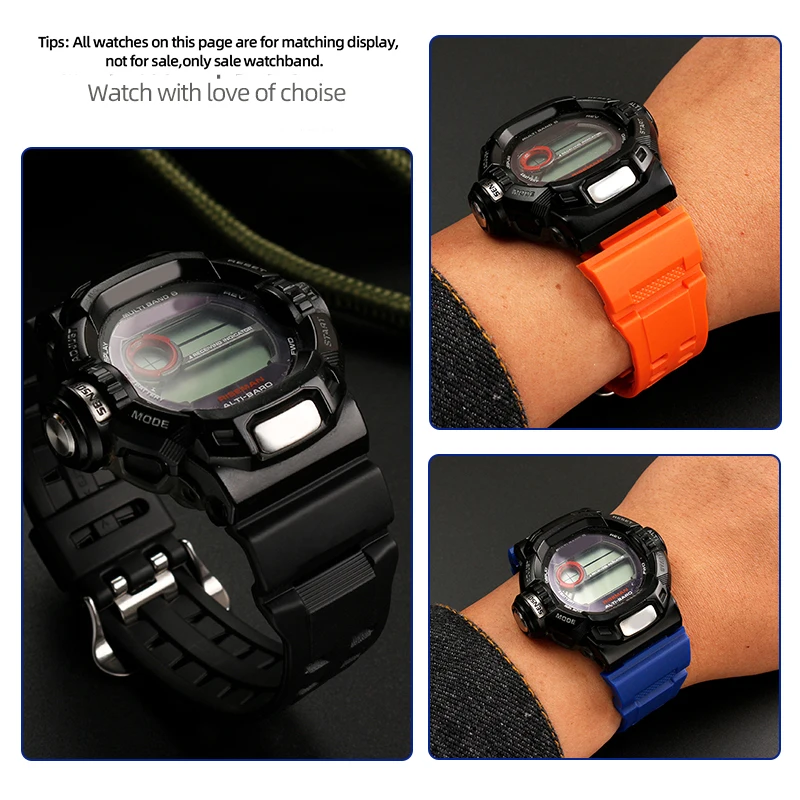 Correa de goma de silicona par - Luxury Watch G Shock reseña y precio