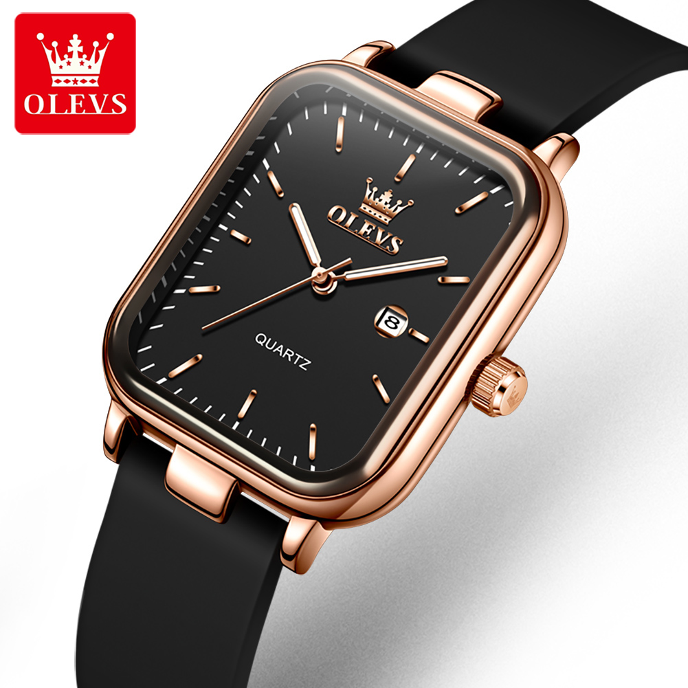 OLEVS reloj de lujo para mujer - Luxury Watch Square reseña y precio
