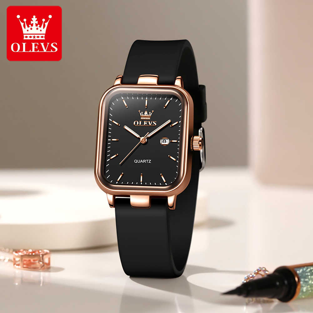 OLEVS reloj de lujo para mujer - Luxury Watch Square reseña y precio