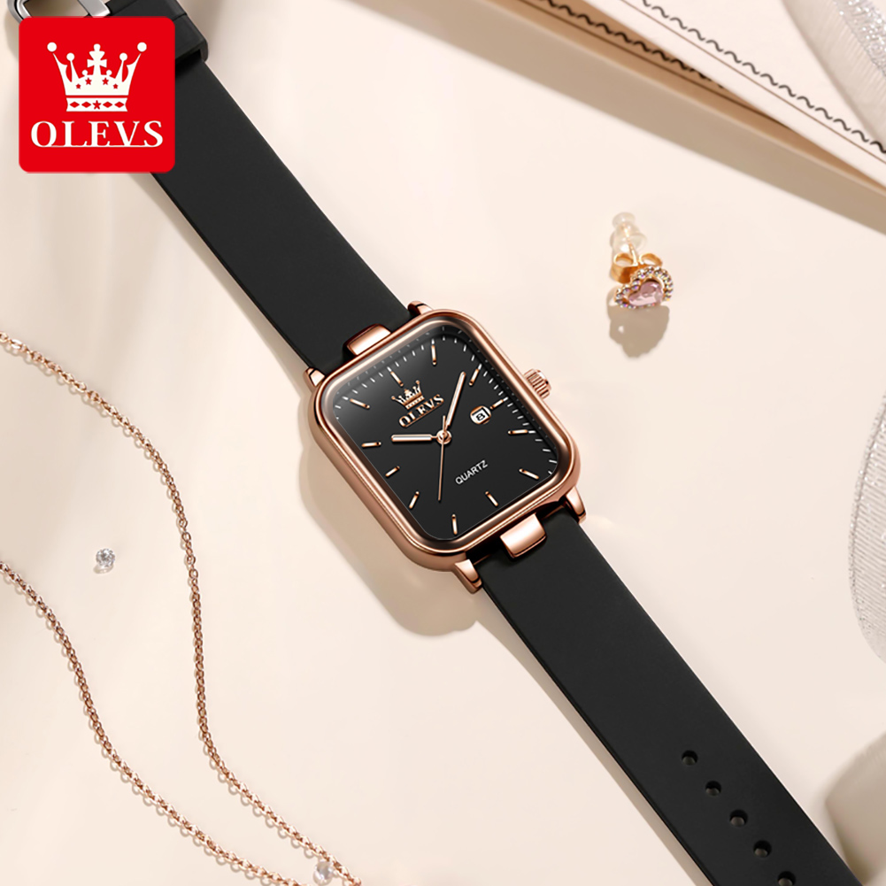 OLEVS reloj de lujo para mujer - Luxury Watch Square reseña y precio