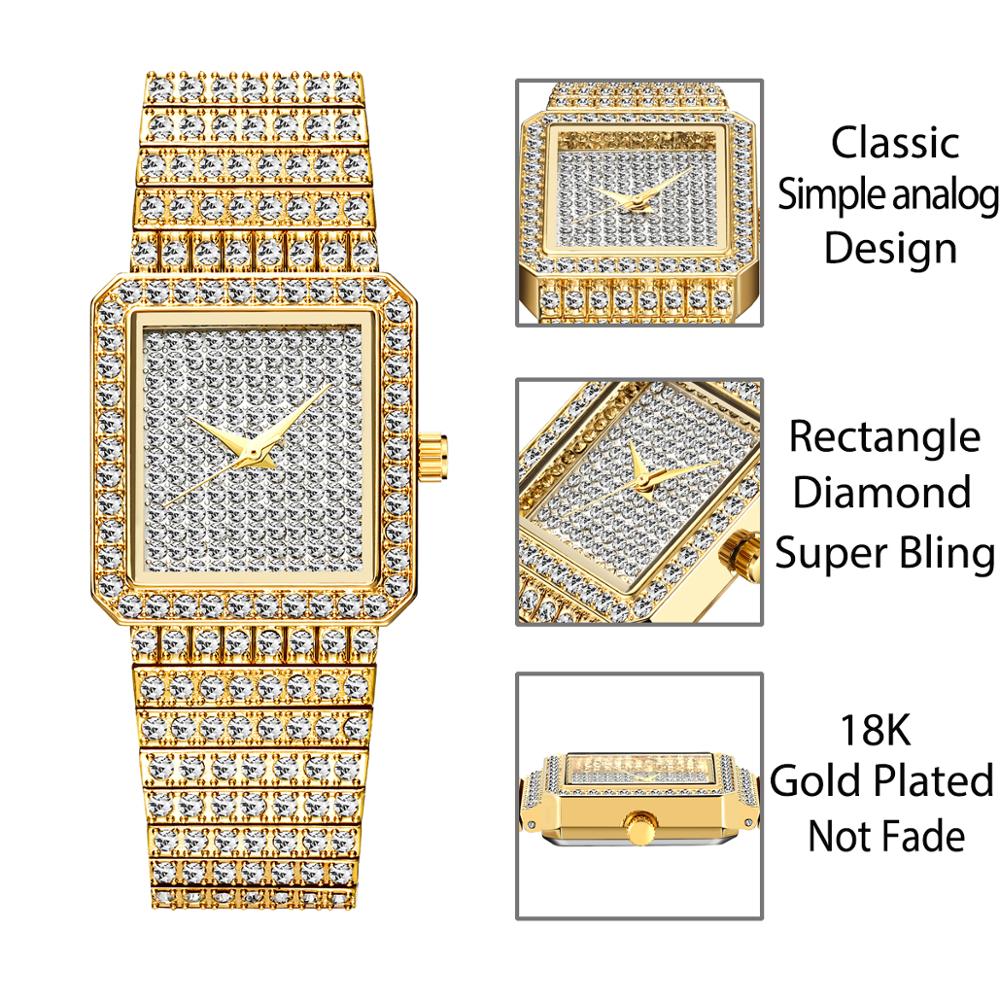 MISSFOX – reloj de diamante pa - Luxury Watch Square reseña y precio