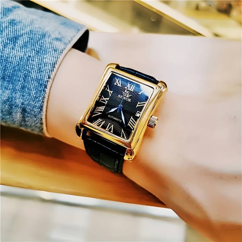 Reloj cuadrado de estilo punk  - Luxury Watch Name Brands reseña y precio