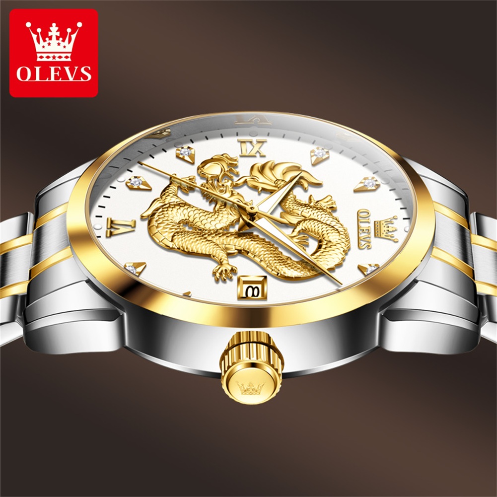 OLEVS moda China Loong Dragon  - Luxury Watch In China reseña y precio