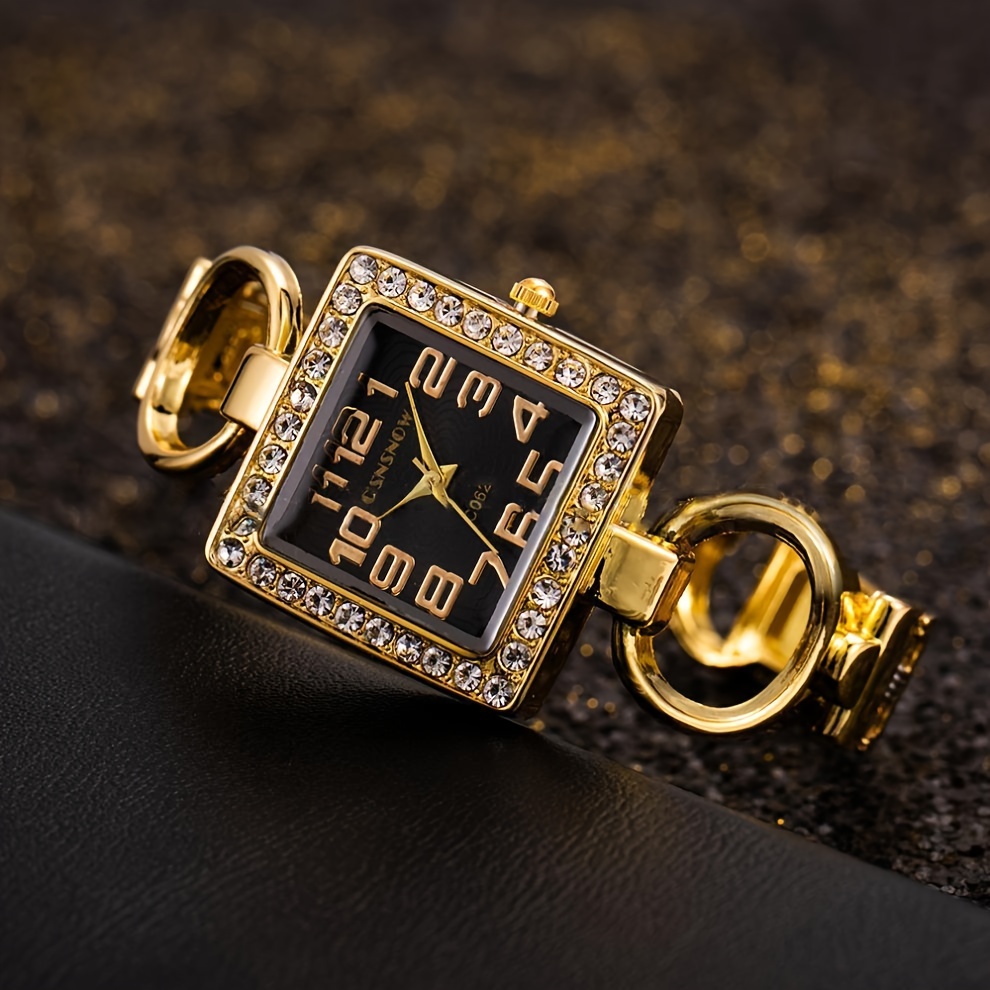 Reloj de cuarzo con esfera cua - Luxury Watch Square reseña y precio