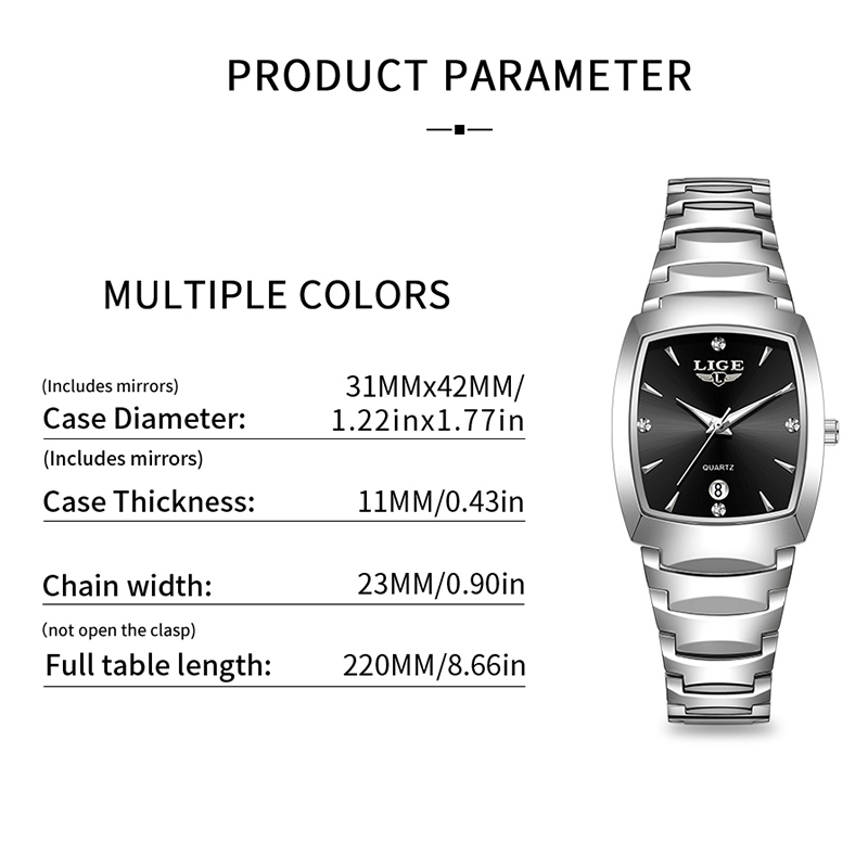 Reloj LIGE para mujer, reloj d - Luxury Watch And Bracelet reseña y precio