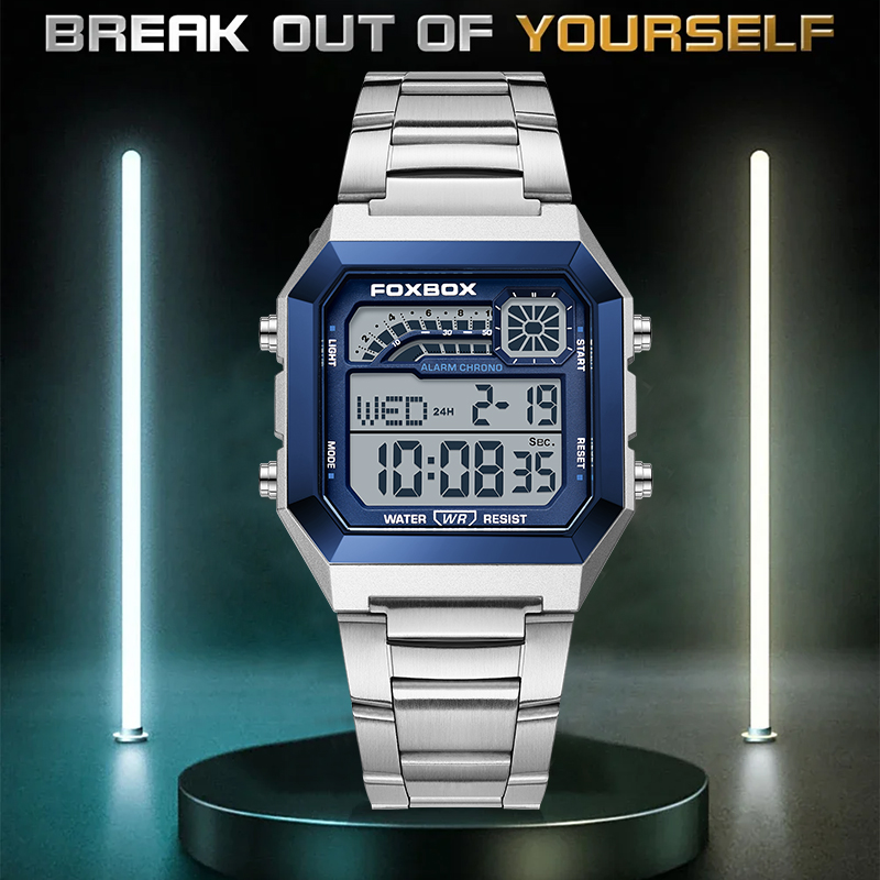 Reloj de Hombre Digital de Luj - Luxury Watch Square reseña y precio