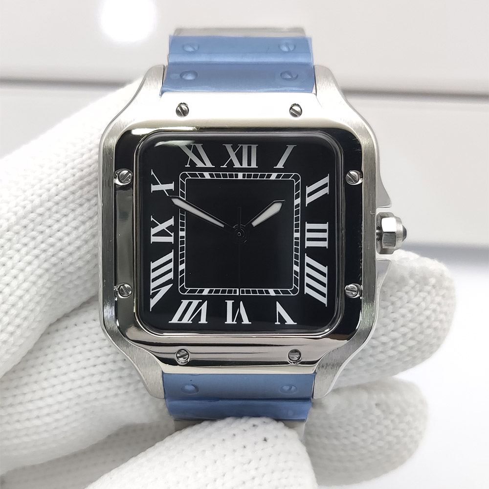 Relojes para Hombre con Caja C - Cartier Watch Santos reseña y precio