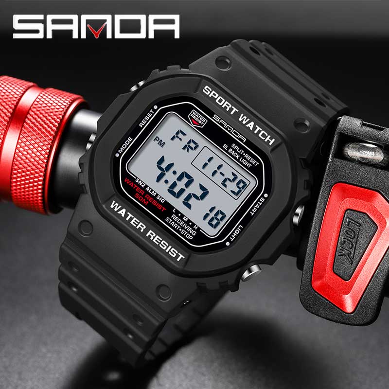 Reloj Digital SANDA estilo G p - Luxury Watch G Shock reseña y precio