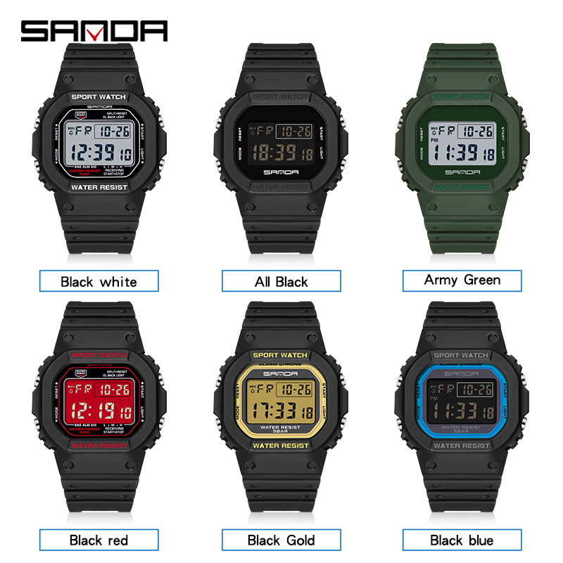 Reloj Digital SANDA estilo G p - Luxury Watch G Shock reseña y precio